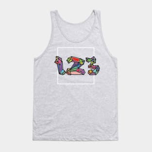 One, two, three Tank Top